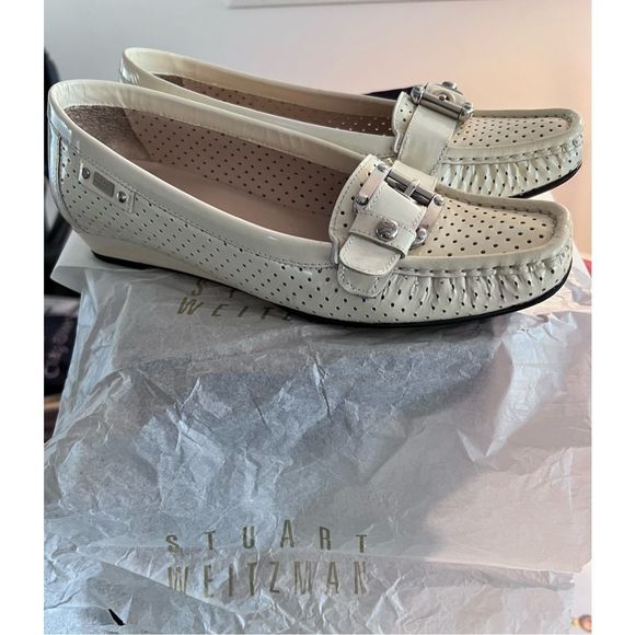 Stewart Weitzman Rivetmoc Flats Patent Leather loafers - Picture 10 of 10